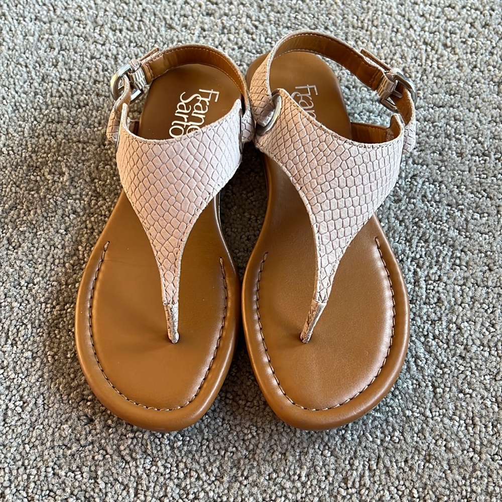 Franco Sarto Leather Sandals (Kids Size 4.5)